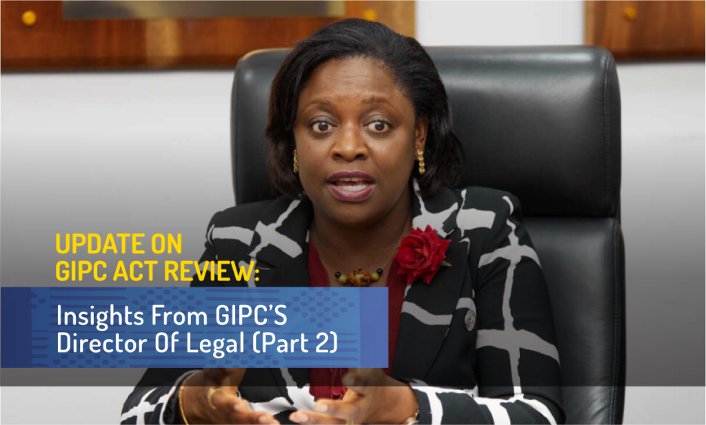 Madam Naa Lamle Orleans-Lindsay of Legal Division, GIP