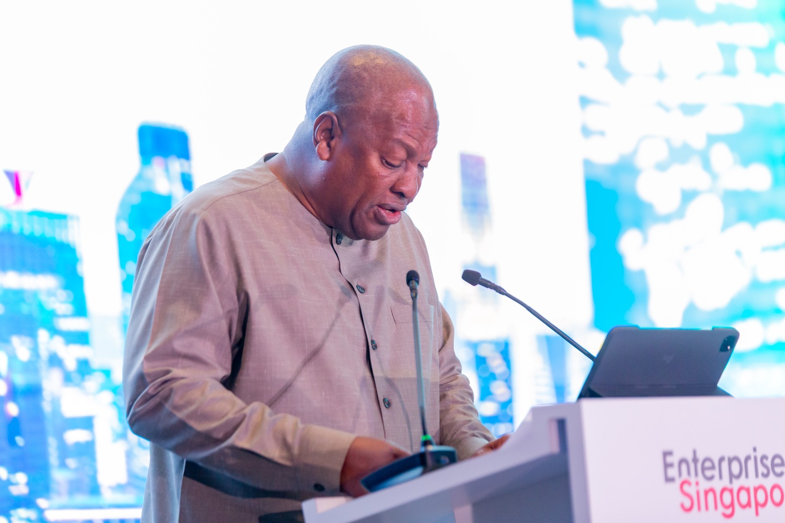 President John Dramani Mahama at Africa Singapore Business Forum 2025