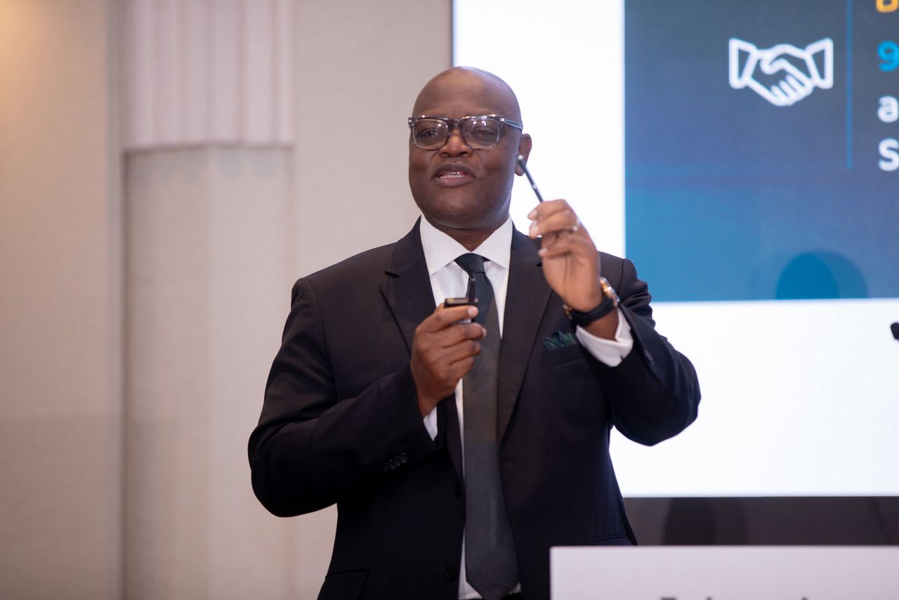 Simon Madjie at the Africa Singapore Business Forum 2025