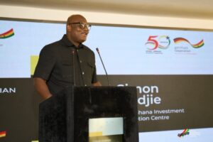 Mr Simon Madjie at the German-Ghana Business Dialogue 2025